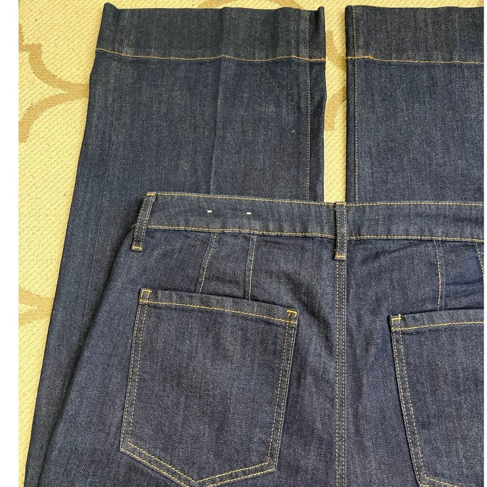 Chico’s Trouser Jean Wide Leg Dark Wash Jeans, size US 12/ Chicos size 2 - Picture 12 of 13